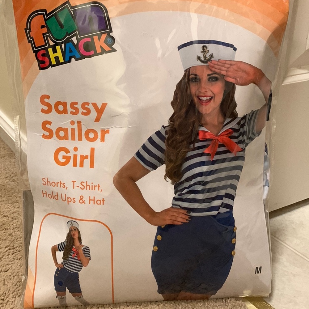 Fun Shack Sassy Sailor Girl-Size M